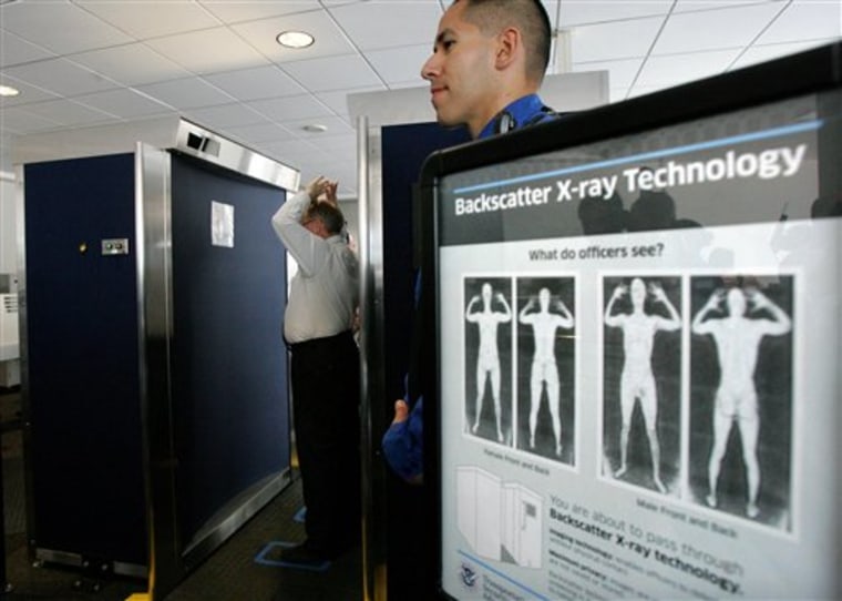TSA Body Scanner, Homeland Security, x-ray